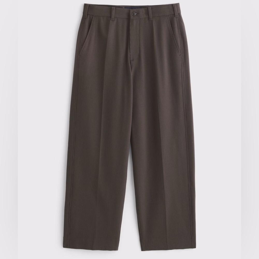Abercrombie & Fitch Men's Brown Dress Pants